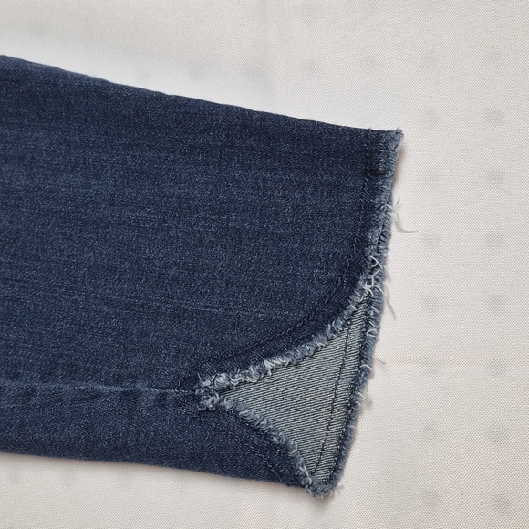 J. Jill Dark Blue Straight Leg Jeans Slim Ankle Sz 12 - Picture 3 of 10